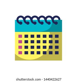 calendar reminder date isolated icon
