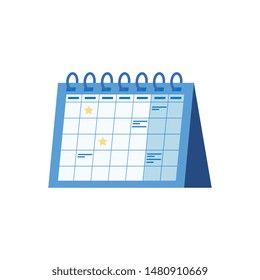 calendar reminder date isolated icon