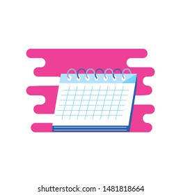 calendar reminder date isolated icon