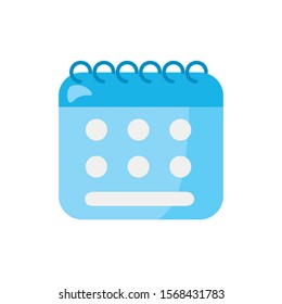 calendar reminder date isolated icon vector illustration design