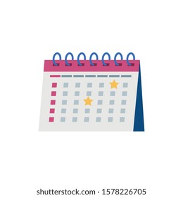 calendar reminder date isolated icon vector illustration design
