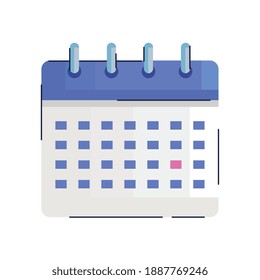 calendar reminder date isolated icon vector illustration design