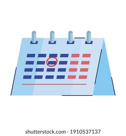 calendar reminder date isolated icon vector illustration design