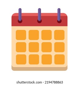 calendar reminder date isolated icon