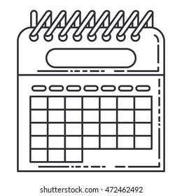 calendar reminder date isolated icon vector illustration design