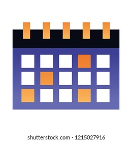 calendar reminder date on white background