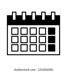 calendar reminder date on white background