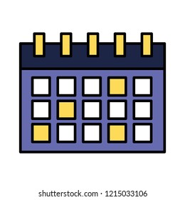 calendar reminder date on white background