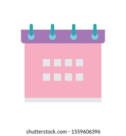 calendar reminder date plan icon vector illustration