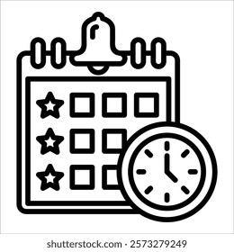 Calendar Reminder Icon Element For Design