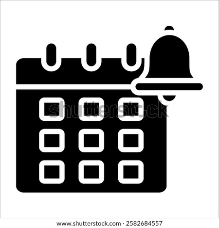 Calendar Reminder Icon Element For Design