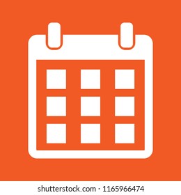 Calendar, reminder icon, stock vector illustration, EPS10.