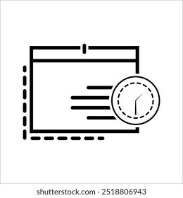 Kalendererinnerungssymbol, Vektorgrafik