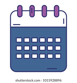 calendar reminder isolated icon