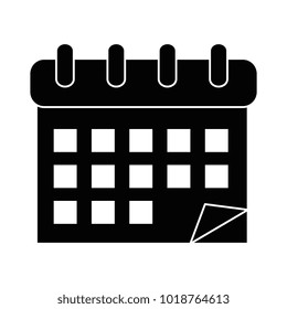 calendar reminder isolated icon