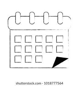 calendar reminder isolated icon