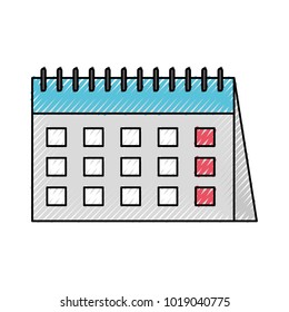 calendar reminder isolated icon