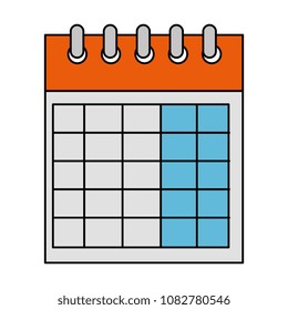 calendar reminder isolated icon