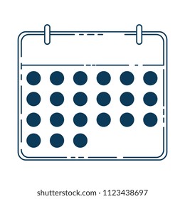 calendar reminder isolated icon