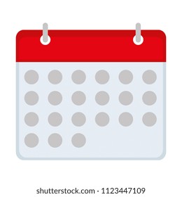calendar reminder isolated icon