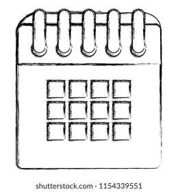 calendar reminder isolated icon