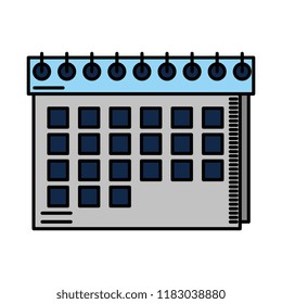 calendar reminder isolated icon
