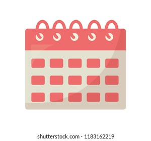 calendar reminder isolated icon