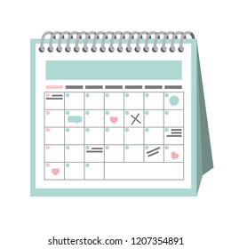 calendar reminder isolated icon
