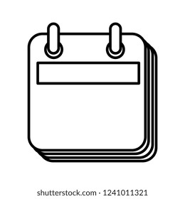 calendar reminder isolated icon