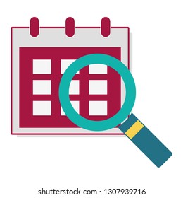 calendar reminder isolated icon