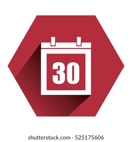 calendar reminder isolated icon