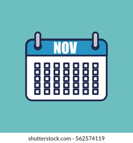 calendar reminder isolated icon