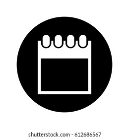 calendar reminder isolated icon
