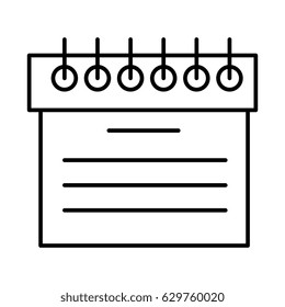 calendar reminder isolated icon