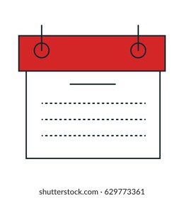 calendar reminder isolated icon