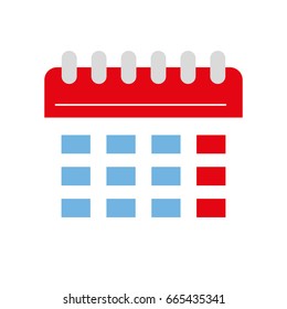 calendar reminder isolated icon