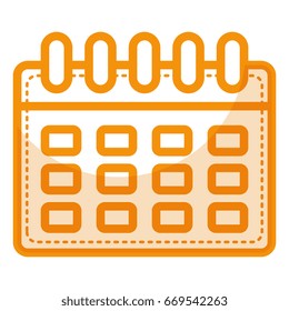 calendar reminder isolated icon