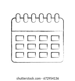 calendar reminder isolated icon