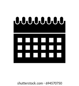calendar reminder isolated icon