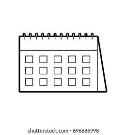 calendar reminder isolated icon