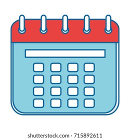 calendar reminder isolated icon