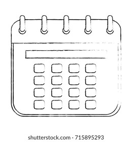 calendar reminder isolated icon