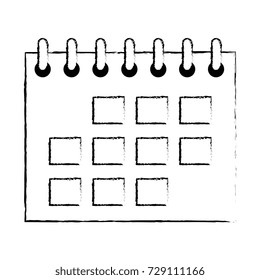 calendar reminder isolated icon