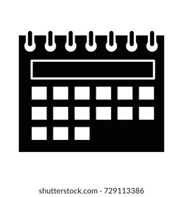 calendar reminder isolated icon
