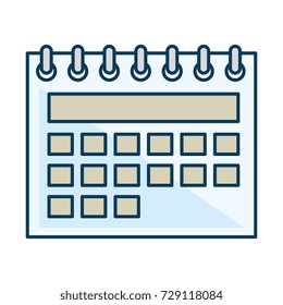 calendar reminder isolated icon