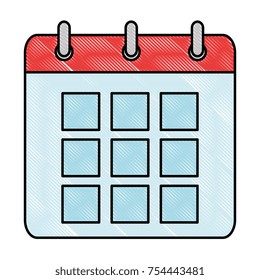 calendar reminder isolated icon