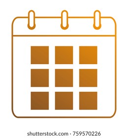 calendar reminder isolated icon