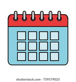 calendar reminder isolated icon
