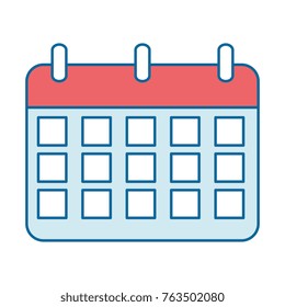 calendar reminder isolated icon