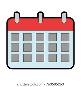 calendar reminder isolated icon